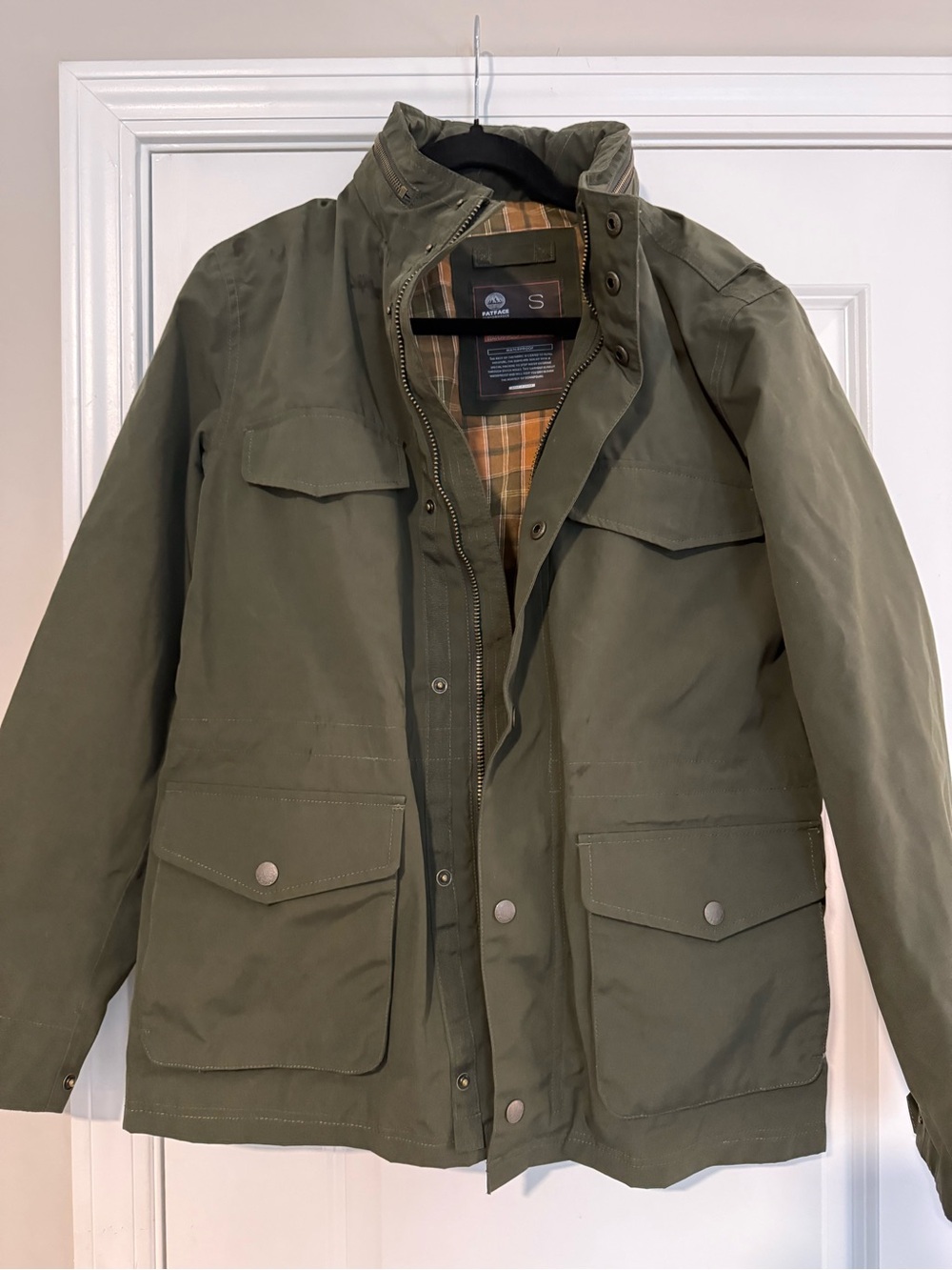 Men's Fatface M65 Olive Green Field Jacket - Waterproof - Men’s S